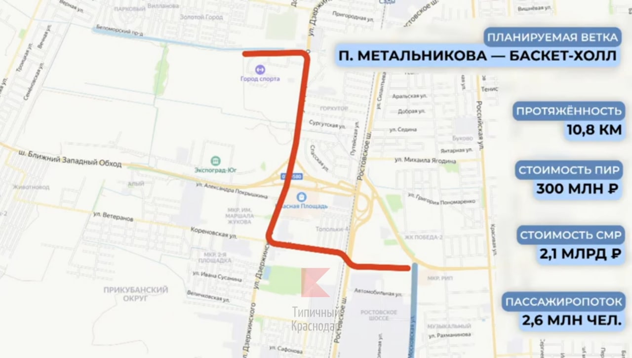 Представлен масштабный проект по развитию трамвайной сети Краснодара – 34496