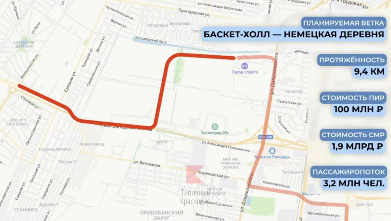 Представлен масштабный проект по развитию трамвайной сети Краснодара – 34497