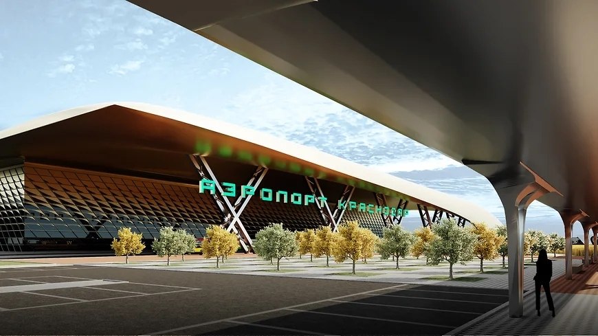 В аэропорту Краснодара появится автостанция, а новый терминал готов уже на 46%