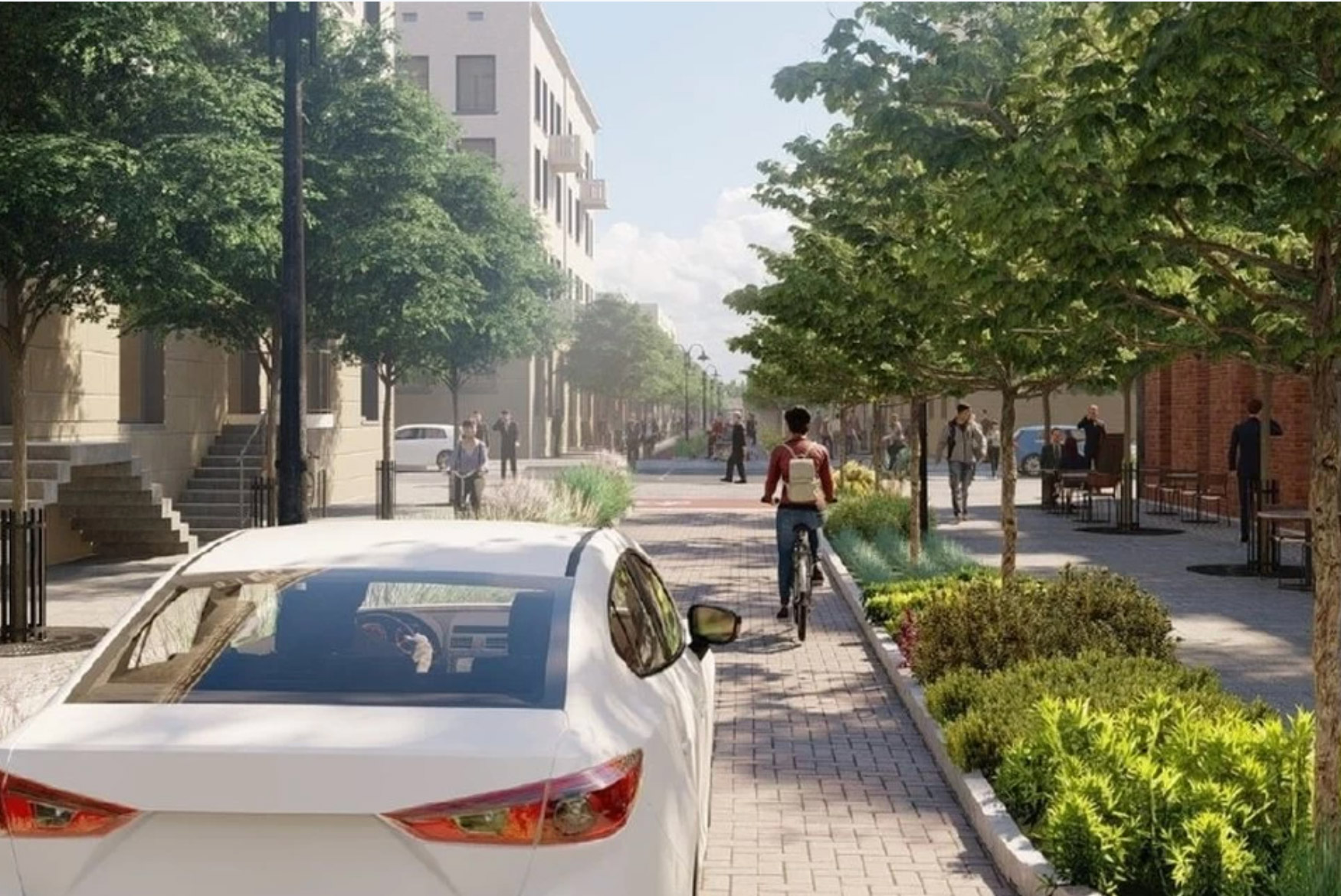 Две улицы станут односторонними уже в мае в рамках проекта «7 улиц»