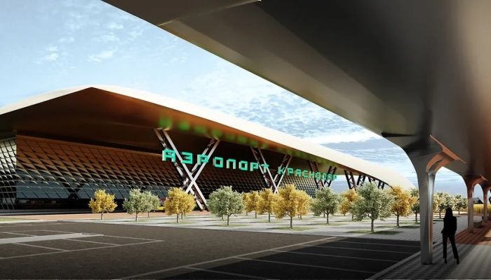 В аэропорту Краснодара появится автостанция, а новый терминал готов уже на 46%