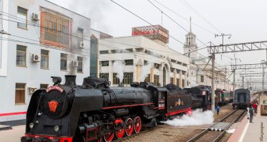 Ретро поезд Победа прибудет в Краснодар 2 мая