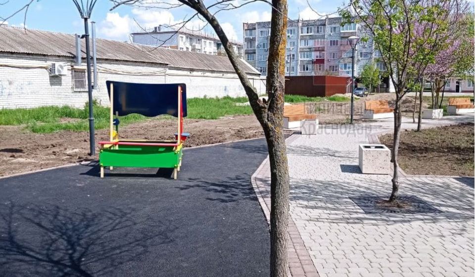 Максимум безграмотности продемонстрировали в Гулькевичах, благоустраивая сквер