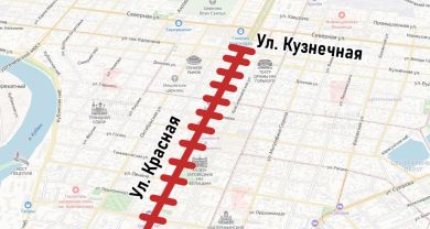Запрет на пересечение ул. Красной введут в Краснодаре в это воскресенье, 30 мая
